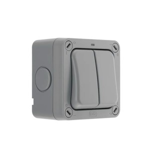 BG ELECTRICAL BG - Storm Weatherproof IP66 戶外防水 雙位雙控開關 20AX WP42
