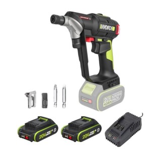 WORX 威克士 - 20V 無刷雙頭電鑽 WU177(雙2A電,1充套裝)[香港行貨]