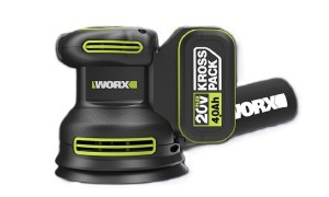 Worx 威克士 - 20V 125mm 無刷砂紙機 WU657.9 (淨機) [香港行貨] 