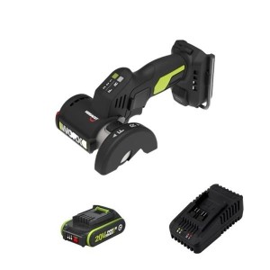 WORX 威克士 WU802 85mm 3" 調速角磨機 (2.0Ah鋰電x1, 2A充電器)