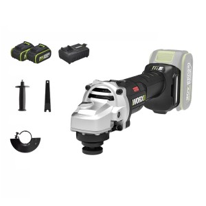 WORX 威克士 - 鋰電調速角磨機(4吋)  WU806(雙4A電套裝) [香港行貨]