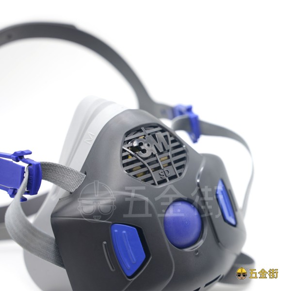 3M HF-802SD 帶對話瓣膜半面罩式呼吸防護面具面罩口罩HF-800SD 系列