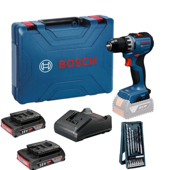 [X-line 15套裝] Bosch 博世18v 無刷衝擊電鑽 (雙2.0Ah電套裝) GSB 18V -52 PROFESSIONAL 及 x-line 15